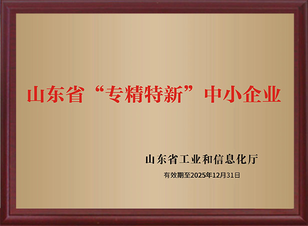 山東省”專精特新“中小企業(yè)